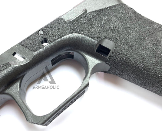 ArmsAholic Custom AGA-style Lower Frame for Marui 17 / 18C Airsoft GBB - Black New Version