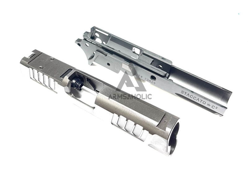 Load image into Gallery viewer, Nova CNC Steel slide + Aluminum Frame set **2011 Staccato-C2 RMR version for Tokyo Marui Hi-capa Airsoft GBB series