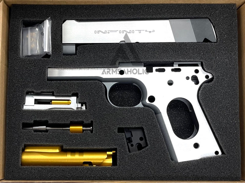 Load image into Gallery viewer, BOMBER CNC Aluminum INFINITY TIKI Slide & Frame Kit For MARUI V10 GBB Series