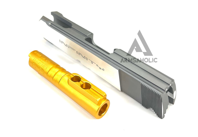 Load image into Gallery viewer, BOMBER CNC Aluminum INFINITY TIKI Slide & Frame Kit For MARUI V10 GBB Series
