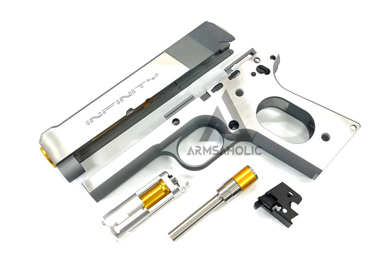 Load image into Gallery viewer, BOMBER CNC Aluminum INFINITY TIKI Slide & Frame Kit For MARUI V10 GBB Series