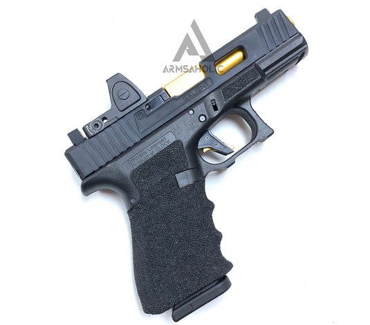 ArmsAholic Custom - S-style G19 RMR w/ Aluminum Barrel & Chamber set GBB Airsoft