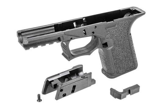 JDG  P80 PF940C Compact Airsoft Frame for UMAREX VFC G19 Gen3/TM 19 Gen3 GBB Series (G19 Gen3) Black