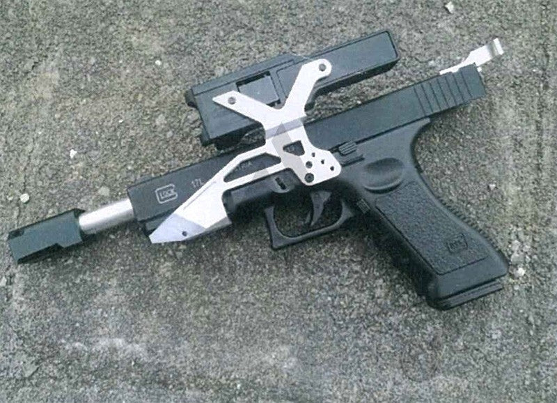 Load image into Gallery viewer, KF Airsoft Tac Mount Kit Set for Tokyo Marui / Bell G17 #KF17-001A
