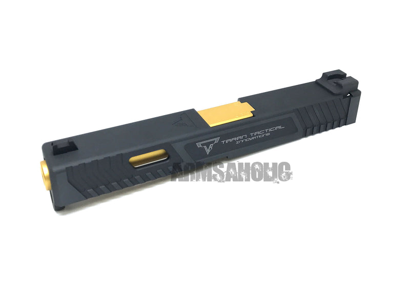 Load image into Gallery viewer, Nova T-style G17 Aluminum Slide for Marui Arisoft G17 GBB series - Black Limited