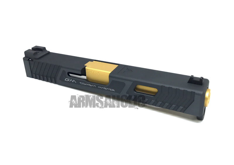 Load image into Gallery viewer, Nova T-style G17 Aluminum Slide for Marui Arisoft G17 GBB series - Black Limited