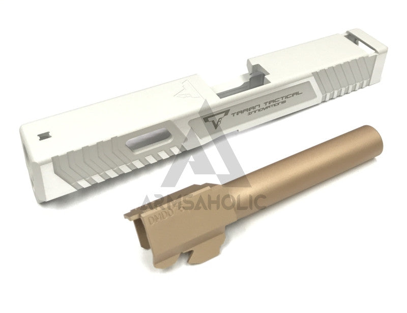 Load image into Gallery viewer, Nova T-style G17 Aluminum Slide for Marui Arisoft G17 GBB series - Silver Limited Edition