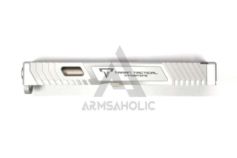 Load image into Gallery viewer, Nova T-style G17 Aluminum Slide for Marui Arisoft G17 GBB series - Silver Limited Edition