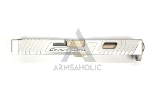 Nova T-style G17 Aluminum Slide for Marui Arisoft G17 GBB series - Silver Limited Edition