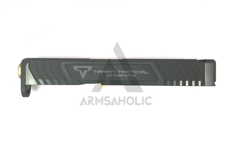 Load image into Gallery viewer, Nova T-style G26 Aluminum Slide for Marui Airsoft G26 GBB series - Shiny Black Limited Edition