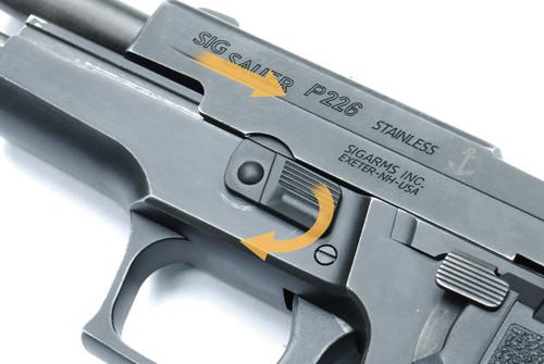 Load image into Gallery viewer, Guarder Steel Takedown Lever for MARUI/KJ/WE P226 #P226-29(BK)