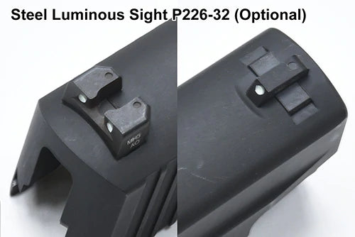 Load image into Gallery viewer, Guarder Aluminum CNC Slide Set for MARUI P226/E2 (Black/Early Ver. Marking) #P226-49(BK)