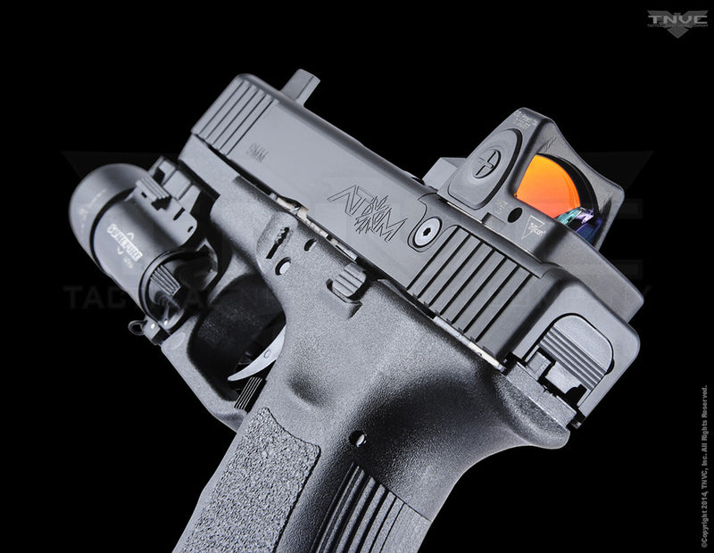Load image into Gallery viewer, PTS Unity Tactical - ATOM Slide Set for Marui G17 Airsoft GBB series - Black
