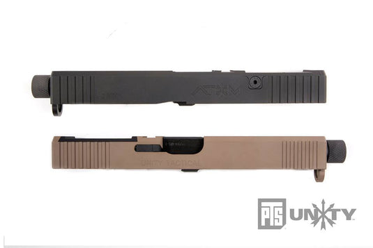 PTS Unity Tactical - ATOM Slide Set for Marui G17 Airsoft GBB series - Cerakote FDE