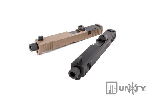 PTS Unity Tactical - ATOM Slide Set for Marui G17 Airsoft GBB series - Cerakote FDE