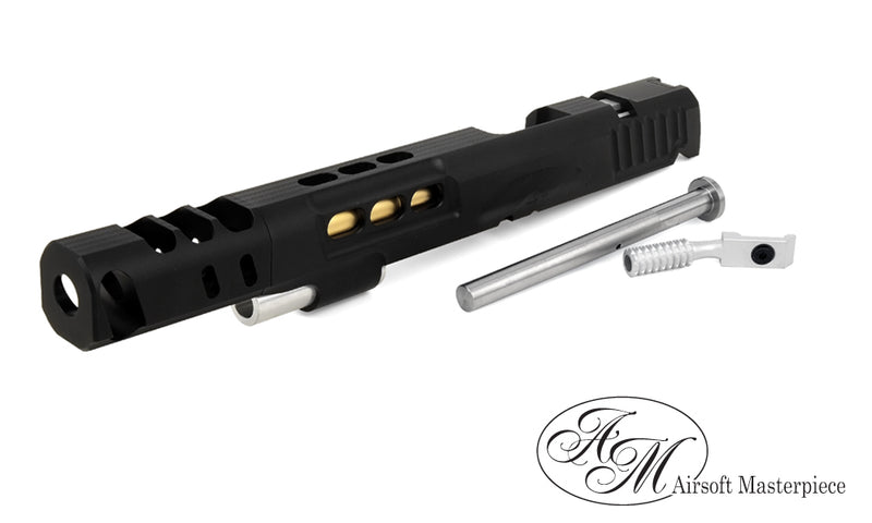 Load image into Gallery viewer, Airsoft Masterpiece S Style DVC Open Slide for Hi-CAPA - Black with Black Comp