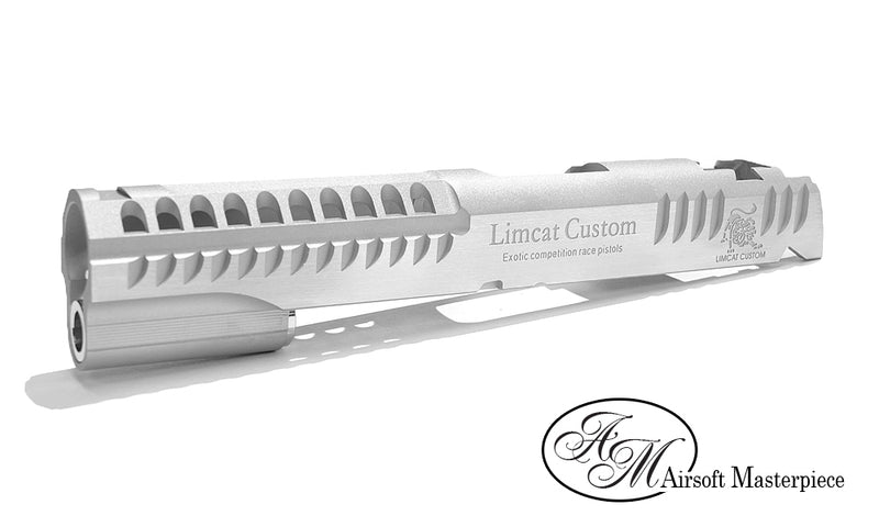 Load image into Gallery viewer, Airsoft Masterpiece LimCat Custom Standard Slide for Hi-CAPA / 1911 Sliver