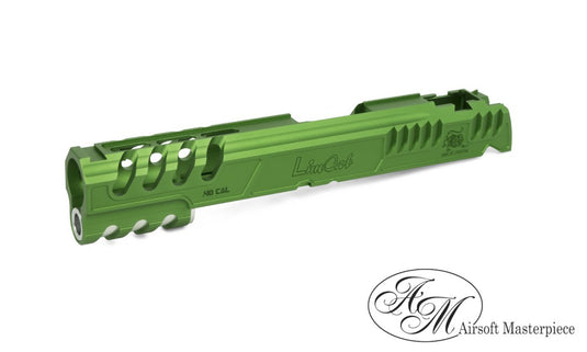 Airsoft Masterpiece "LimCat SpeedCat" Standard Slide for Hi-CAPA/1911 - Green