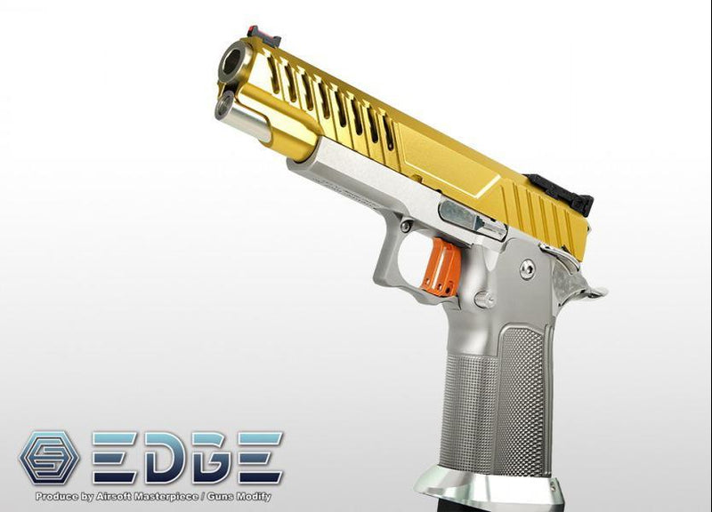 Load image into Gallery viewer, EDGE Custom "RAZOR" Aluminum Standard Slide for Hi-CAPA/1911 Black