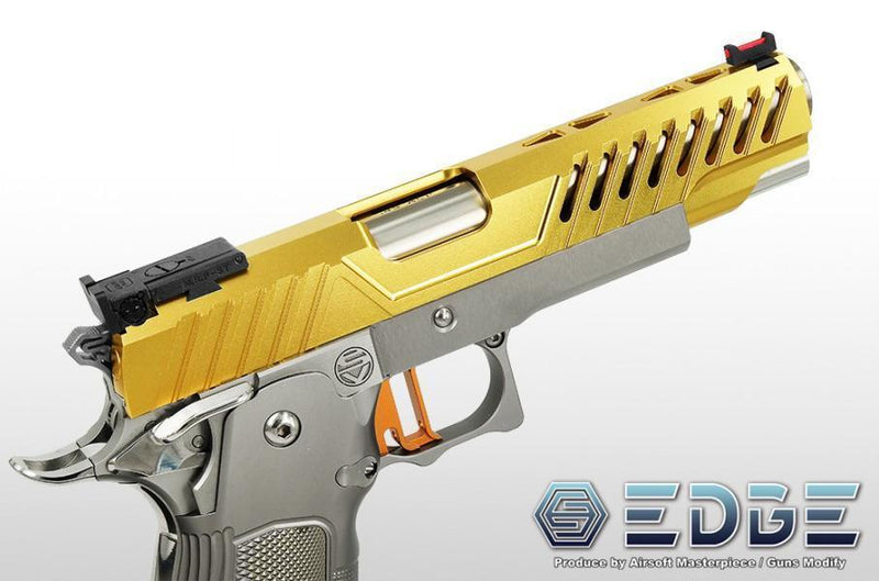 Load image into Gallery viewer, EDGE Custom "RAZOR" Aluminum Standard Slide for Hi-CAPA/1911 Black