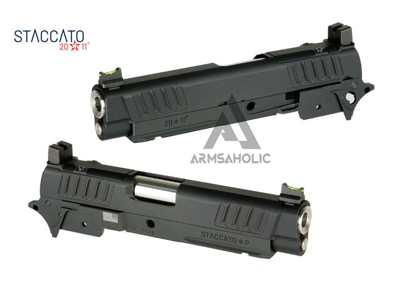 Load image into Gallery viewer, Nova CNC STI Staccato-P DPO 4.4 inch RMR version for Tokyo Marui Hi-capa Airsoft GBB series
