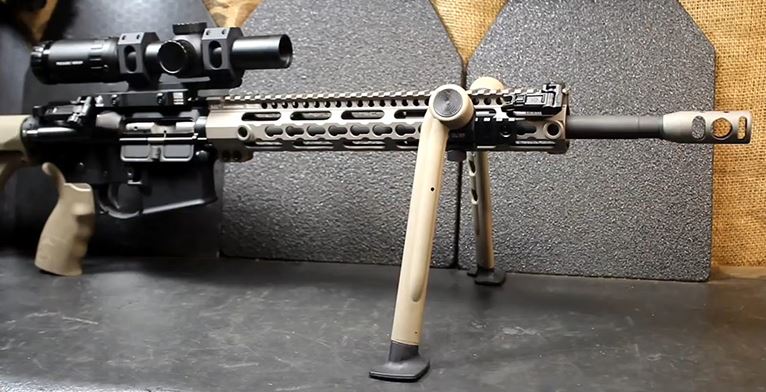 Load image into Gallery viewer, Side Mounted Bipod Leg Set - Tan / Black