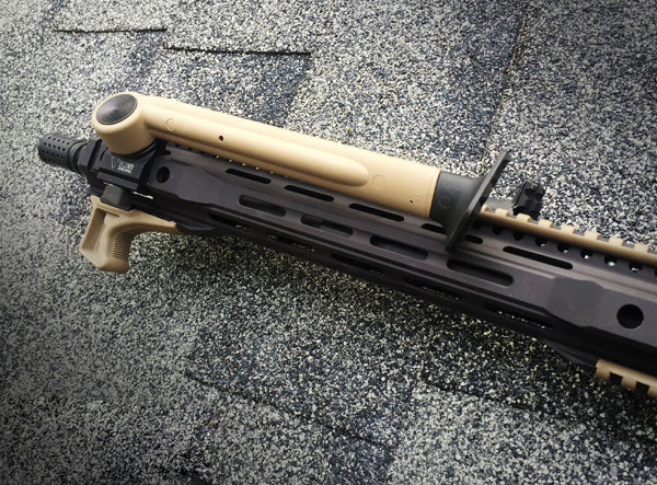 Load image into Gallery viewer, Side Mounted Bipod Leg Set - Tan / Black