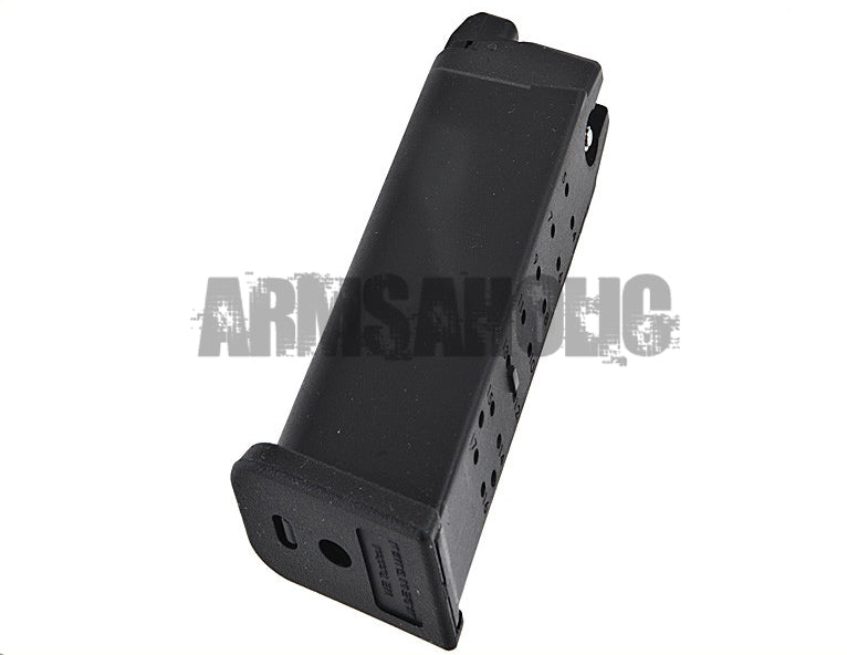 Load image into Gallery viewer, WE 25rd Full Metal Gas Magazine for G17 GBB (Black) Airsoft
