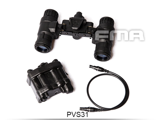 FMA PVS 31 Night Vision Goggles Dummy set-Black