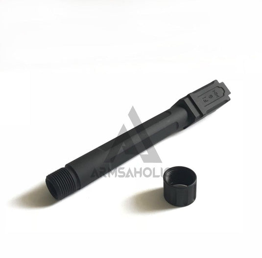 5KU Fl Threaded Barrel for TM Marui G17 (-14mm CCW) Black