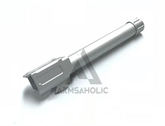 5KU Fl Threaded Barrel for TM Marui G17 (-14mm CCW) Silver
