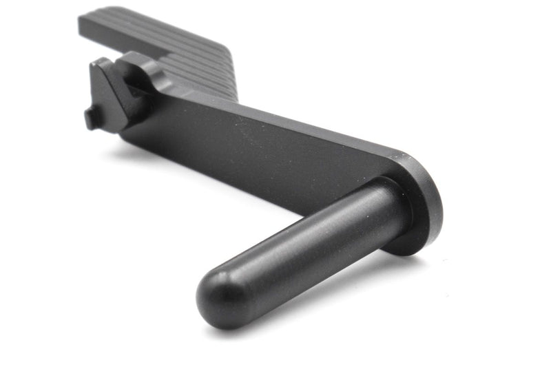 Load image into Gallery viewer, 5KU Stainless Steel Extended Slide Stop (Type 2) For Tokyo Marui Hi-Capa GBB (Black) #GB-503-BK
