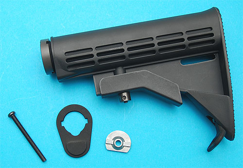 Load image into Gallery viewer, G&P M4A1 6 Position Sliding Buttstock (Black) (New Mode) - GP-GP379