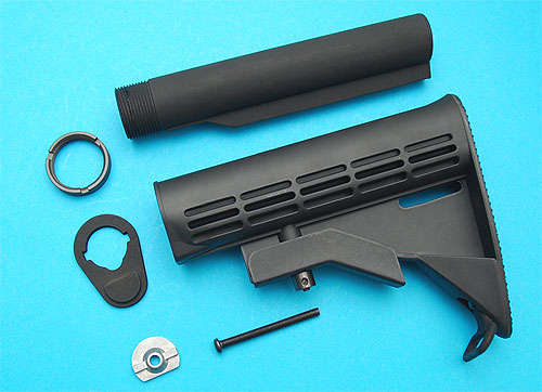 Load image into Gallery viewer, G&P M4A1 6 Position Sliding Buttstock (Black) (New Mode) - GP-GP379