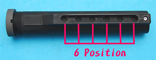 Load image into Gallery viewer, G&P M4A1 6 Position Sliding Buttstock (Black) (New Mode) - GP-GP379