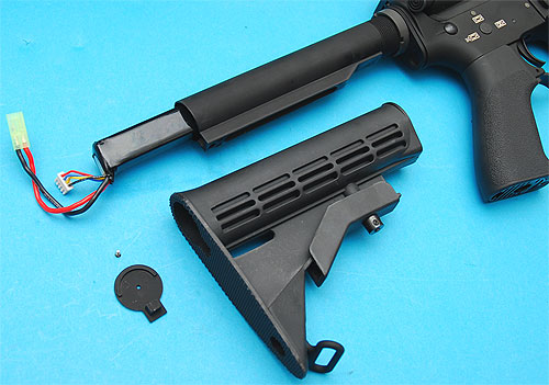 Load image into Gallery viewer, G&P M4A1 6 Position Sliding Buttstock (Black) (New Mode) - GP-GP379