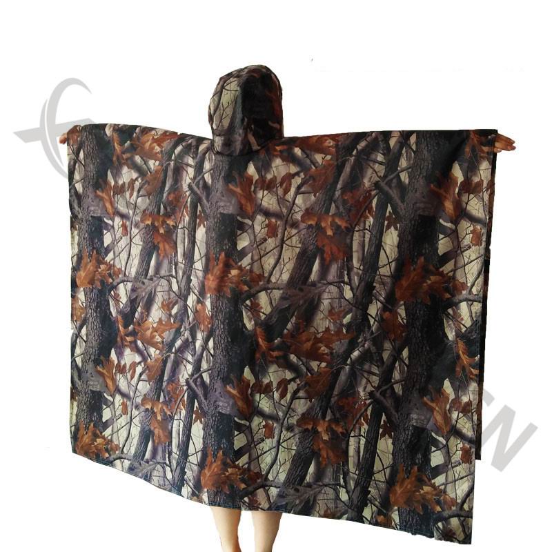 Load image into Gallery viewer, 3 in 1 Multi-function WATERPROOF RIPSTOP HOODED PONCHO RAIN COAT TENT ARMY CAMO