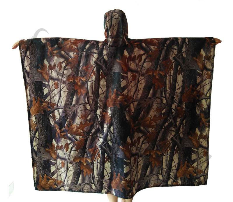 Load image into Gallery viewer, 3 in 1 Multi-function WATERPROOF RIPSTOP HOODED PONCHO RAIN COAT TENT ARMY CAMO