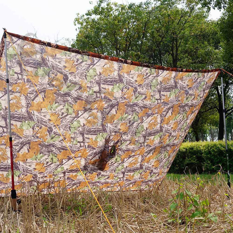 Load image into Gallery viewer, 3 in 1 Multi-function WATERPROOF RIPSTOP HOODED PONCHO RAIN COAT TENT ARMY CAMO