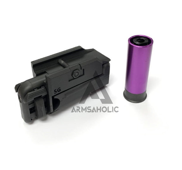 Load image into Gallery viewer, Show Guns SG Tactical 20mm Grenade Launcher (Black) with 1pc 20mm Gas Shotgun Shell