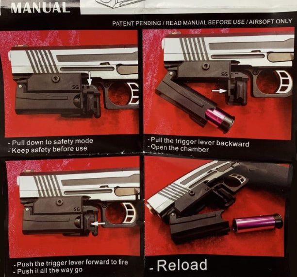 Load image into Gallery viewer, Show Guns SG Tactical 20mm Grenade Launcher (Black) with 1pc 20mm Gas Shotgun Shell