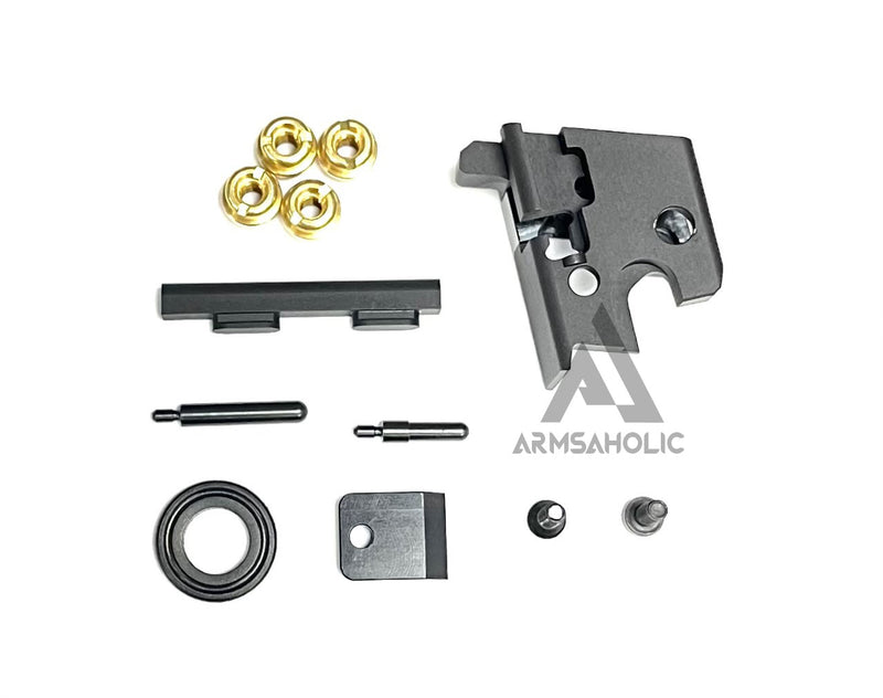 Load image into Gallery viewer, NOVA CNC Aluminum USMC M45A1 CQBP Slide & Frame Set For MARUI Airsoft M45A1 GBB Series - Black