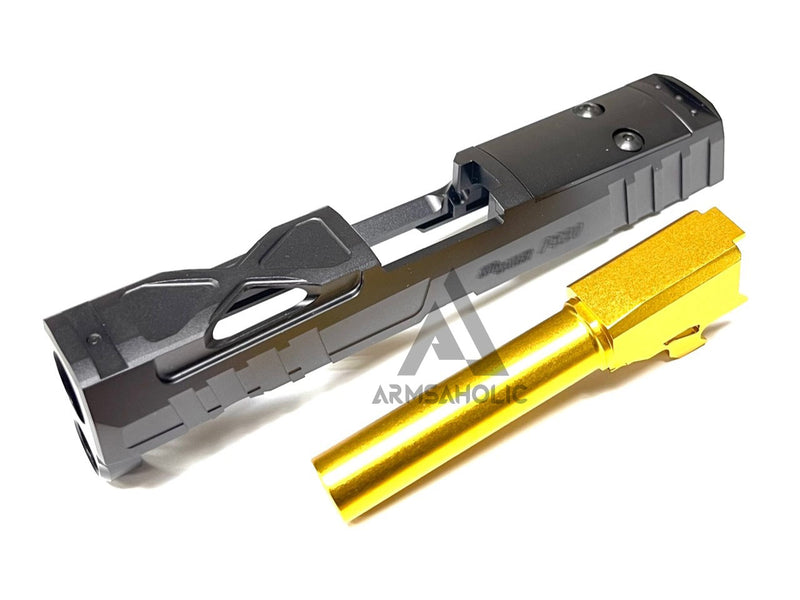 Load image into Gallery viewer, NOVA CNC Aluminum P320 XCarry Spectre Slide Set For Umarex SIG M18 GBB Series - Black