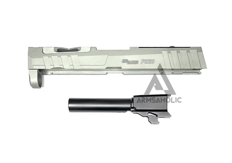Load image into Gallery viewer, NOVA CNC Aluminum P320 XCarry Spectre Slide Set For Umarex SIG M18 GBB Series - Titanium grey