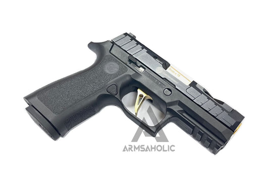 NOVA CNC Aluminum P320 XCarry Spectre Slide Set For Umarex SIG M18 GBB Series - Titanium grey