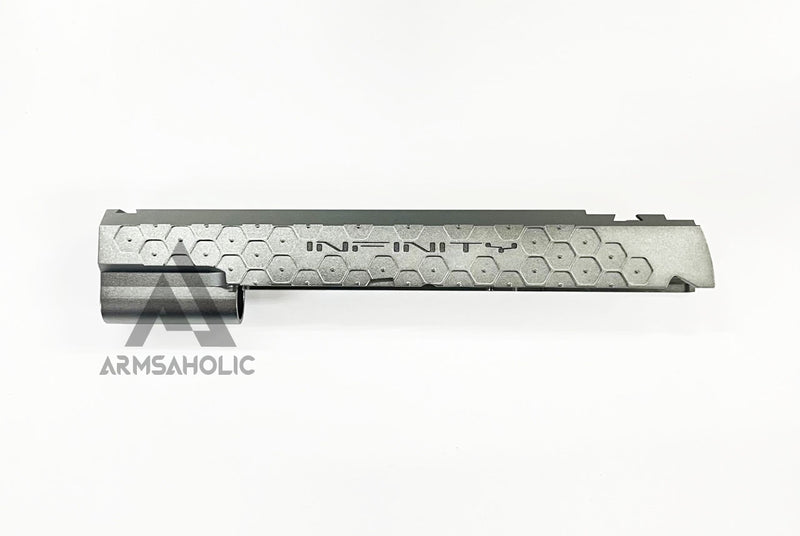 Load image into Gallery viewer, Bomber CNC Aluminum ( Hex Style ) Slide for Marui Hi-Capa / 1911 GBB - Grey
