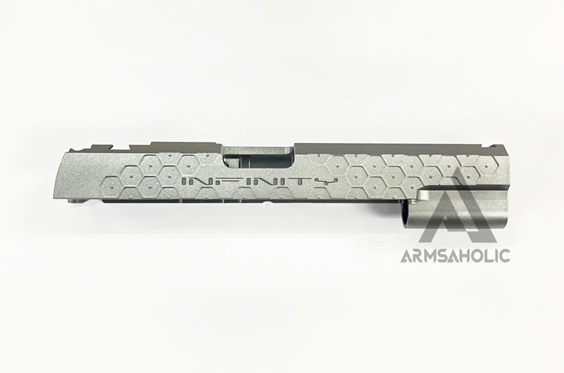 Load image into Gallery viewer, Bomber CNC Aluminum ( Hex Style ) Slide for Marui Hi-Capa / 1911 GBB - Grey