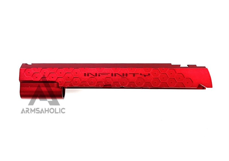 Load image into Gallery viewer, Bomber CNC Aluminum ( Hex Style ) Slide for Marui Hi-Capa / 1911 GBB - Red