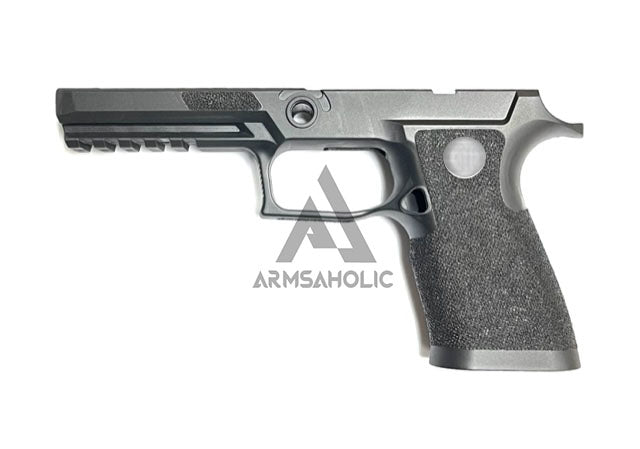 Load image into Gallery viewer, ArmsAholic Custom A-Style T-Series Carry Full Size Lower Frame For VFC M17/M18/P320 Airsoft GBB Black
