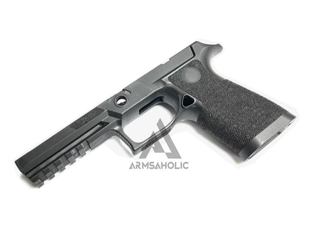 Load image into Gallery viewer, ArmsAholic Custom A-Style T-Series Carry Full Size Lower Frame For VFC M17/M18/P320 Airsoft GBB Black
